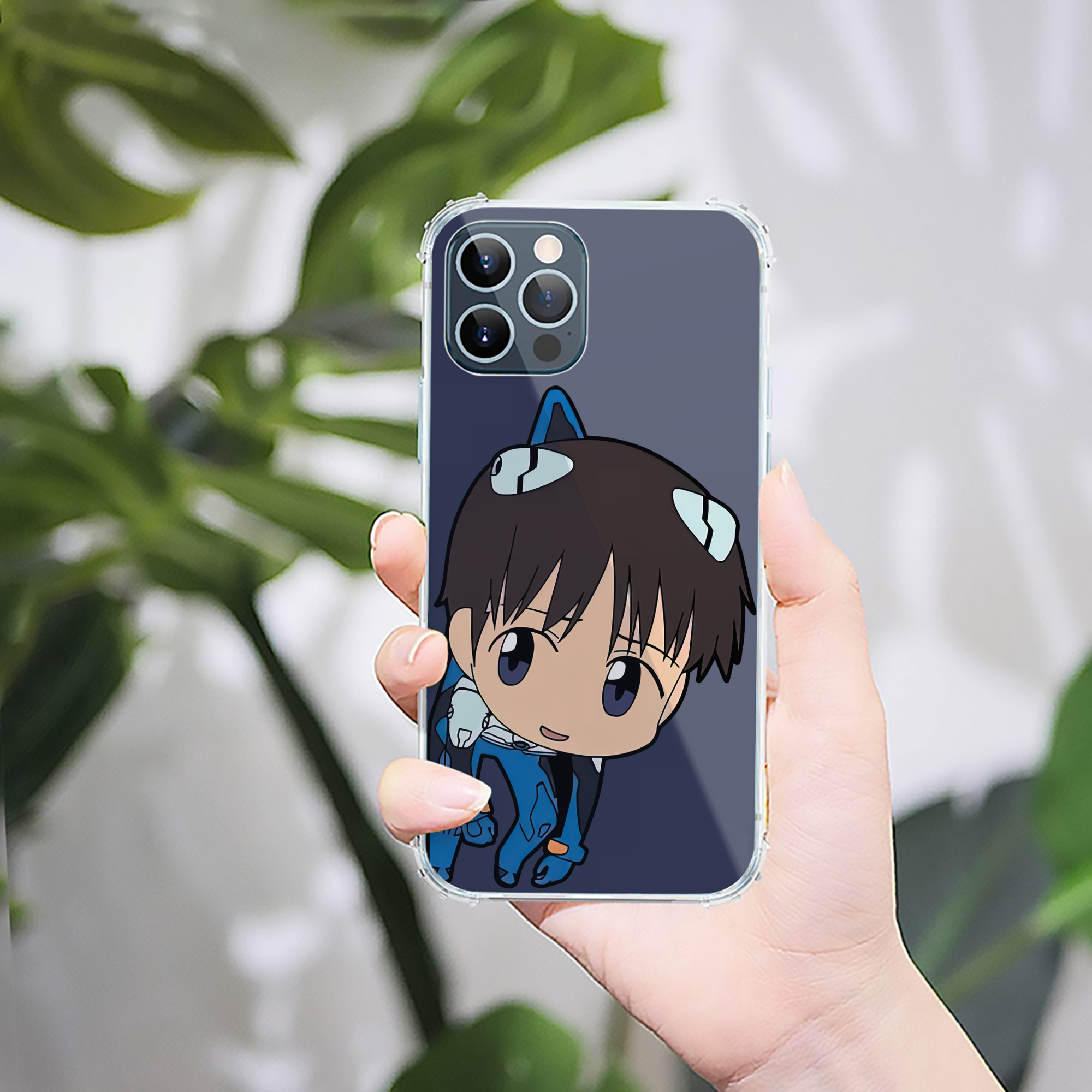 （画像用） EVA 新世紀エヴァンゲリオン 【iPhone 12シリーズ対応】透明スマホケース（クリアソフトケース）